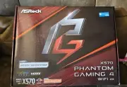 ASRock X570 Phantom Gaming 4 Wi-Fi AX- ATX MOTHERBOARD New Never Used Amd