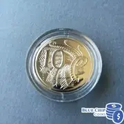 2009 GEM UNC SPECIMEN 10C LYREBIRD COIN IN CAPSULE FROM EX WEDDING SET