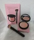 3 Colors Triple Blusher 8.9g + Brush Set Face Blush Pressed Powder K-Beauty