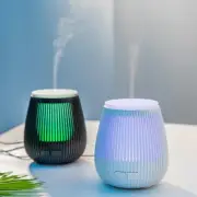 Creative USB Ultrasonic LED Aroma Diffuser Humidifier - White