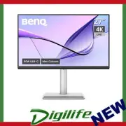 BenQ MA270U 27” 4K 3840x2160 Monitor for MacBook Pro/Air, Dual USB-C, 90W Power