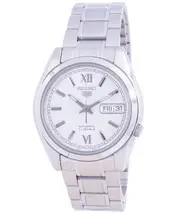 Seiko 5 Automatic Silver Dial Stainless Steel 21 Jewels SNKL51K1 30M Mens Watch