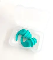 Ear Plugs for Sleep – Super Soft, Reusable Hearing Protection in Flexible Silicone for Noise Reduction & Flights (Green)