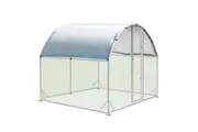 Chicken Run Coop Walk In Cage Chook Pen Shelter Rabbit Hutch Dog Cat Enclosure Large Bird Cage 280x190x195cm