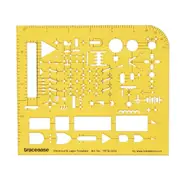Electrical Drafting Electrical and Logic Template Drawing Stencil
