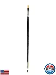 Winsor and Newton 5974702 Winton Hog Flat #2 Bristle Brush