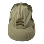 A Kurtz Chevron Camp Mesh Cap Green Military Medium New With Tags