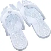 [OFFIGAM] 1 Pair Anti-slip Slippers Women Men Flip-flops Arch Support Sandals for Shower Beach Outdoor Summer