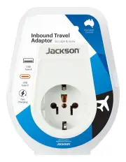 [Jackson] PTA929USBMC USB-A and USB-C Adaptor in White