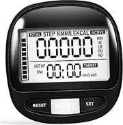 Gogogmee Climbing Step Counter Outdoor Pedometer Step Counter for Outdoor Portable Pedometer Clip 3D Sensing Fitness Tracker