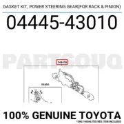 0444543010 Toyota GASKET KIT, POWER STEERING GEAR(FOR RACK & PINION)