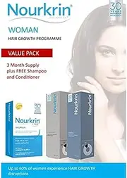Nourkrin Woman Value Pack - Contains 180 tablets plus FREE Shampo