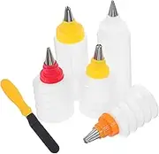 VINTORKY Versatile Decorating Tools Cake Icing Bottles Multiple Nozzles for Baking and DIY Desserts