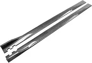 2m/78.7“ Universal Side Skirt Extension Compatible for BMW Compatible for Benz/Toyota/Audi/Nissan/Honda/Rocker Plate Lip Separator Bumper Guards(Carbon Fiber Look)