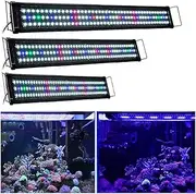 Aquarium Light,LED Fish Tank 30-110CM Full Spectrum Lighting,2 Modes and Adjustable Extendable Bracket for Planted Tank,Freshwater Plants (60-80CM)