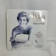 Diana Princess of Wales 1998 Commemorative Calender - New Sealed -K2
