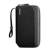 Tomtoc Navigator Passport Bag Waterproof Coating Travel Wallet Small Black