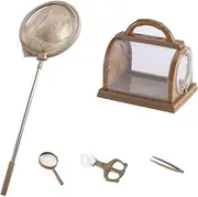 Bug Catcher for Kids,Kids Explorer Kit Have Tweezers, Magnifying Class,Telescopic Net,Insect Trap,Bug Container,Outdoor Explorer Outdoor Toys for Boy Girls 3-12 Year Old