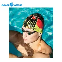 在飛比找PChome24h購物優惠-俄羅斯MADWAVE成人矽膠泳帽 GERMANY