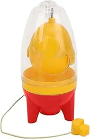 Fdit Egg Spinner, Portable Golden Egg Maker with High Torsion Rotation for Uniform Homogenization, Manual Puller for (Red)