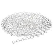 Clear Crystal Garland Strands, 16.4 Ft Acrylic Octagon Chandelier Bead Chains