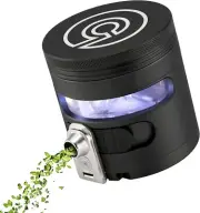 Tectonic9 2.5" Manual Grinder with Automatic Dispenser - Modern Aluminum Design
