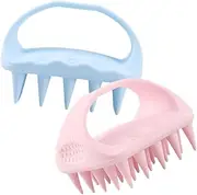DRESSOOS 2pcs Hair Exfoliator Head Scrubber Small Scalp Massager Hair Massager Scalp Scrubber for Dandruff Hair Scrubber Hair Care Hair Wash Comb Scalp Brush Shower Body Scrub