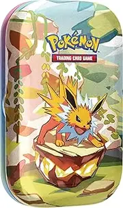 Pokémon TCG: Scarlet & Violet—Prismatic Evolutions Mini Tin – Jolteon (2 Booster Packs & 1 Coin)