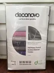 Deconovo Blackout Curtains for Bedroom, 84 Inches Long, Set of 2 - Thermal Insul