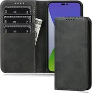 iPhone 14 Pro Max Wallet Case FROLAN Premium PU Leather with Credit Card Holder Slot Flip Drop Protection Shockproof Cover 6.7 Inch(Black)