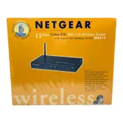 Netgear MR314 802.11b Wireless Cable / DSL Router with 4-Port Switch NEW IN BOX