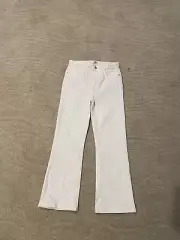 FRAME woman white le crop mini boot cut MR denim jeans, SZ 27, BNWT, L@@K***