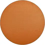 RPLIFE Burnt Orange Placemat, Table Mats Round Washable, Round Heat Resistant Placemats, Place Mats Outdoor