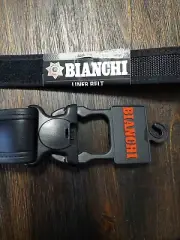 Bianchi 7950 Plain Black Duty Size 34-40 + Belt Belt Liner + 2 Belt Keepers New