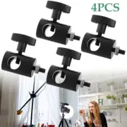 4x New Rapid Adapter Convert 5/8" Stud to 1/4" Thread Light Stand Mount Bracket
