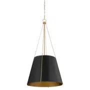 Quorum International 862-3 Denise 3 Light 18"W Pendant - Studio White / Aged