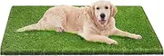 Artificial Grass, 51" x 26" Dog Pee Pads, Professional Dog Potty Training Rug, Large Dog Grass Mat with Drainage Holes, Pet Turf Indoor Outdoor Flooring Fake Grass Doormat (26x51 inches).