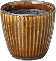 American Glazed Sogi Cup 3.4 x 3.1 inches (8.7 x 8 cm), 9.2 fl oz (260 cc) | Free Cup |