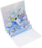 Magic Ants Spaceman Birthday Pop Up Card, Space Shuttle Birthday Card, Astronaut Card, Space Card For Kids, Kids Birthday Card, Kids Pop Up Birthday Card, Astronaut Birthday Card