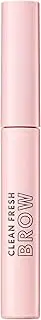 Covergirl Clean Fresh Brow, 600 Dark Brown, Eyebrow Gel, Long-Lasting, Vegan Formula, Natural Looking, Easy to Apply, Doesn't Smudge