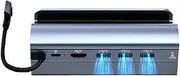 6 in 1 Deck Rog Ally Docking Station Stand Accessories 3*USB 3.0 4K@60Hz Gigabit Ethernet PD 60W Hub
