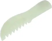ERINGOGO Natural Jade Massage Comb for Scalp Relief Portable Head Massager Smooth Texture Hair Care Tool for Daily Relief and Great present for Loved Ones