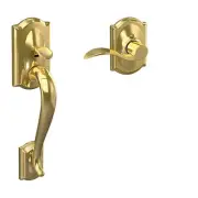 Schlage FE285 605 Acc CAM RH Lower Half Handleset, Camelot Interior Trim, Bri...