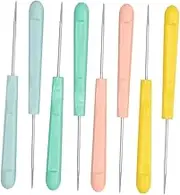 8Pcs Sugar Stir Needles Multi Use Biscuit Scriber Tool for Cake Decorating Lightweight Portable Design Skid Handle for Baking Cookies Fondant