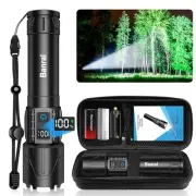 Rechargeable Tactical Flashlights High Lumens - Super Bright LED Powerful Fla...