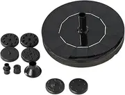 Outdoor Water Feature 1.2W Fountain Pump Solar Fountain Pump Solar Powered Water Fountain For Bird Bath Garden Pond Pool Outdoor Fountain Supplies(13cm)