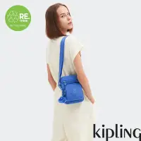 在飛比找Yahoo奇摩購物中心優惠-Kipling (網路獨家款) 深邃亮藍色多層收納側背包-G