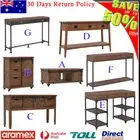 Solid Fir Wood Coffee Console Table Side Couch Tea Stand Desk Storage Cabinet
