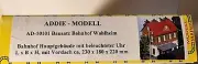 addie - modell as-10101 bausatz bahnhof wahlheim bahnhof hauptgebaude mit...
