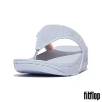 在飛比找momo購物網優惠-【FitFlop】LULU 防水雙色織帶夾涼鞋-女(天空藍